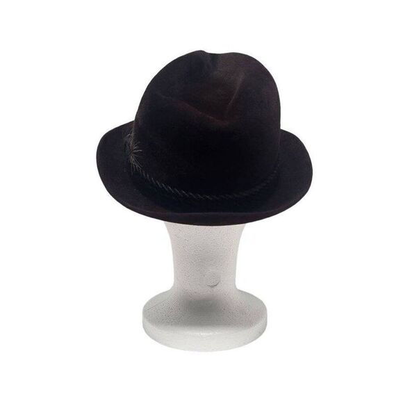 VINTAGE F.R. Tripler New York Chase Hat Felt Medium Fedora - Picture 4 of 11